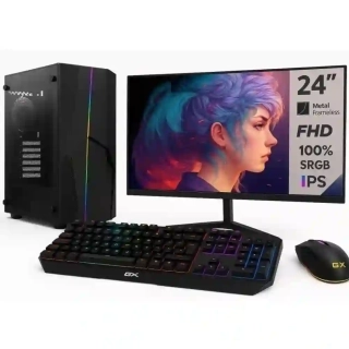 PC zostava AMD Ryzen 5 5600GT Hexa Core | DDR4 RAM 16GB | SSD 1000GB | AMD Radeon Vega | WiFi + Bluetooth | 24" LCD monitor | Herný SET | Windows 11 Pro